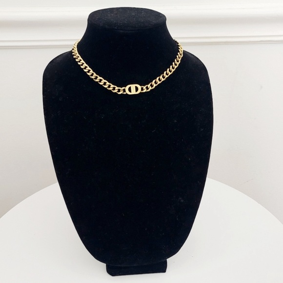 Stainless steel gold tone thick chain necklace nwt - Picture 5 of 6